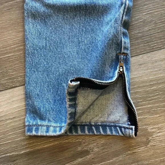 Vintage 90s High Waisted Denim Jeans Essentials Sport Denim Jeans Size 12 - Picture 3 of 11